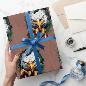 Philadelphia Fan Wrapping Paper Roll Green Eagles Sport Game Day TS11 Mocha Print Your Wear