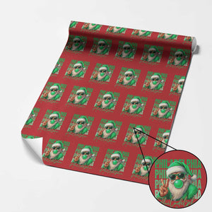 Philadelphia Football Christmas Wrapping Paper Roll Santa Retro Philly Fan TS10 Red Print Your Wear