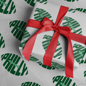 Philly Game Day Wrapping Paper Roll Football Team Retro Sports Fan TS10 White Print Your Wear