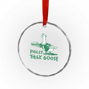 Philly Goose Crystal Glass Ornament Funny PFE Fan Silly Gooses TS10 Print Your Wear