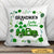 Personalized St Patricks Day Grandma Irish Pillow Cover Shamrock Truck Vibes CTM One Size Custom - Printyourwear