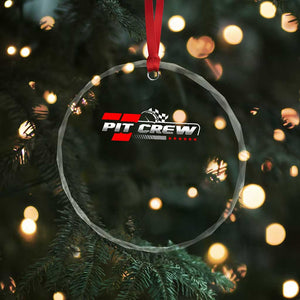 Pit Crew Crystal Glass Ornament Family Racing Birthday Race Car TS10 Print Your Wear