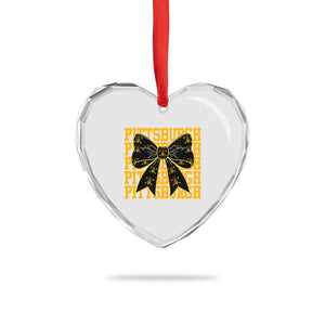 Pittsburgh Coquette Bow Heart Crystal Glass Ornament Retro Sports Style Pirate Skull TS10 Print Your Wear