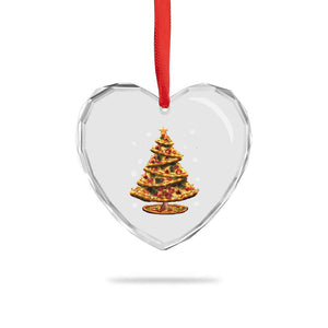 Pizza Xmas Tree Heart Crystal Glass Ornament Xmas Gifts Kids TS10 Print Your Wear