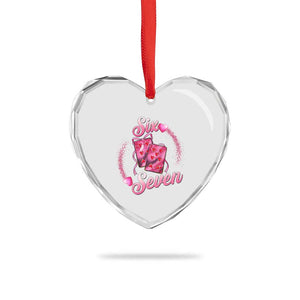 Playing Cards 67 Of Hearts Heart Crystal Glass Ornament Six Seven Valentine Meme TS12 Print Your Wear