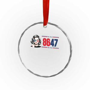 Political Activist 8647 Crystal Glass Ornament Freedom Satire Protest Graphic TS12 Print Your Wear