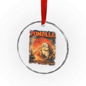 Pomzilla Dog Japanese Art Crystal Glass Ornament Retro Vintage Dog Lover Pomeranian Pom Monster Kaiju TS10 Print Your Wear