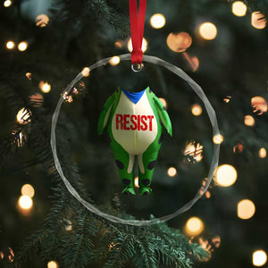 Portland Frog Crystal Glass Ornament Funny Political Costume Protest Resist TS10 Print Your Wear