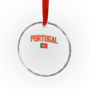 Portugal Crystal Glass Ornament Portuguese Flag Futebol Fan TS10 Print Your Wear