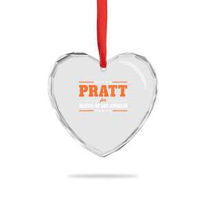 Pratt For Mayor Of Los Angeles Heart Crystal Glass Ornament LA Mayoral Election US Political TS11 Print Your Wear