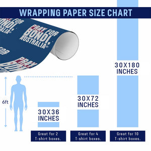 Pray for Bondi Australia Wrapping Paper Roll Memorial Unity and Support Tribute TS02 Print Your Wear