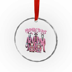 Prepare to Groovy Dye Funny Bunny Easter Crystal Glass Ornament Horror Dyeing Eggs TS02 Print Your Wear