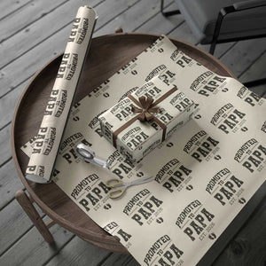 Promoted To Dad Est 2026 Camo Wrapping Paper Roll Hunting Style New Dad Gift Graphic TS12 Beige Print Your Wear