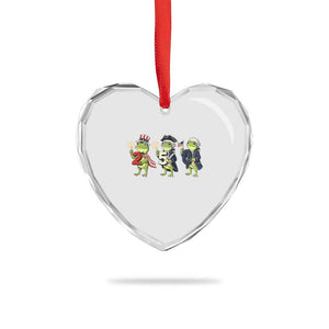 Proud American Frog Heart Crystal Glass Ornament Celebrating 250 Years Of Freedom TS12 Print Your Wear