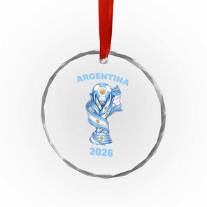 Proud Argentina Soccer 2026 Crystal Glass Ornament World Football Fan Gift TS12 Print Your Wear