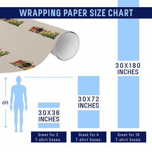 Proud Black Nurse Wrapping Paper Roll Black History Month Healthcare Gift TS12 Print Your Wear
