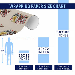 Proud Canada Soccer 2026 Wrapping Paper Roll Canadian Football Fan TS12 Print Your Wear