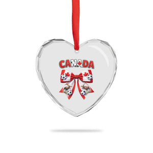 Proud Canadian National Soccer Lover Heart Crystal Glass Ornament Football Fan Gift TS12 Print Your Wear