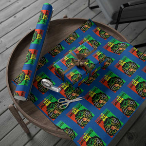 Proud Jamaican Afro Black Woman Wrapping Paper Roll Remembering My Ancestors Jamaica Pride TS10 Blue Print Your Wear