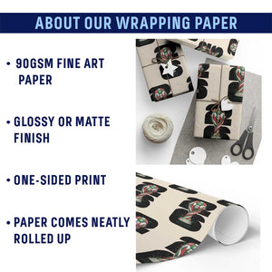 Proud Mexico National Soccer Lover Fan Gift Wrapping Paper Roll TS12 Print Your Wear