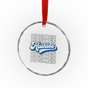 Proud Siberian Husky Fan Crystal Glass Ornament Sports Dog Lover TS12 Print Your Wear