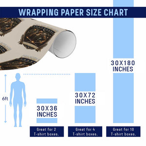Proud Welder Graphic Wrapping Paper Roll Built To Last Worker Gift