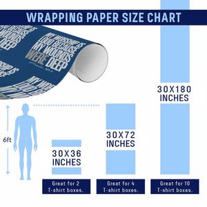 Psalm 147 3 Inspirational Christian Faith Wrapping Paper Roll My Worship Is Loud Because My Wounds Were Deep TS02 Print Your Wear