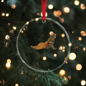 Punch Mokey Crystal Glass Ornament Viral Trend Baby Monkey Meme TS14 Print Your Wear