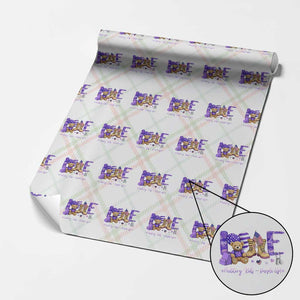 Purple Up Military Kids Wrapping Paper Roll Month Of Military Child Army TS10 Christmas Plaid Print Your Wear