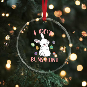 Rabbit Easter Bunny Sunglasses Crystal Glass Ornament I Got Buns Hun Funny Jokes TS10 Print Your Wear