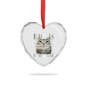 Rage Is Consuming Me Heart Crystal Glass Ornament Funny Silly Cat Memes TS10 Print Your Wear