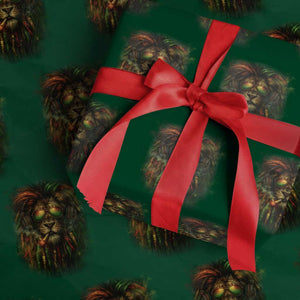 Rasta Reggae Lion Smoking Weed Wrapping Paper Roll Jamaican Reggae Music and Weed Lovers TS10 Green Print Your Wear