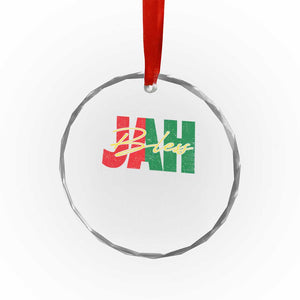 Rastafarian Jah Bless Crystal Glass Ornament Retro Reggae Rastafari Jamaica Rasta TS10 Print Your Wear