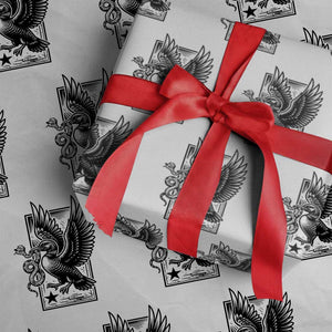 Rebel Loon Takes Down The Snake Wrapping Paper Roll Support MN Anti Ice Movement TS12 White Print Your Wear