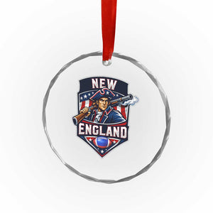 Red Blue White Sport Fan Crystal Glass Ornament Football Lover Gift TS12 Print Your Wear