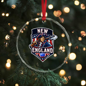 Red Blue White Sport Fan Crystal Glass Ornament Football Lover Gift TS12 Print Your Wear