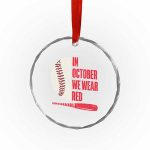 Red October Philly Crystal Glass Ornament Retro Philadelphia Baseball Fan TS10 Print Your Wear