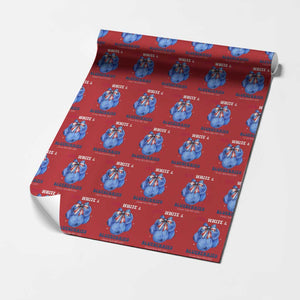 Red White and Blueberries Wrapping Paper Roll Charlie Kirk Tribute 1993 2025 Memorial TS02 Red Print Your Wear