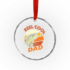 Reel Cool Dad Crystal Glass Ornament Funny Fathers Day Fishing Lover Fisherman TS10 Print Your Wear