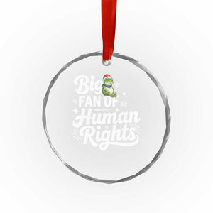Resist Frog Christmas Crystal Glass Ornament Big Fan Of Human Rights Political Meme TS14 Print Your Wear