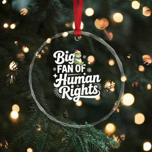 Resist Frog Christmas Crystal Glass Ornament Big Fan Of Human Rights Political Meme TS14 Print Your Wear