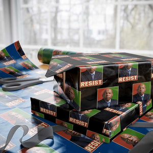 Resist Protest Civil Rights Wrapping Paper Roll John Lewis Black History TS14 Black Print Your Wear