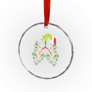 Respiratory Therapy Lung Xmas Therapist Crystal Glass Ornament TS09 Print Your Wear