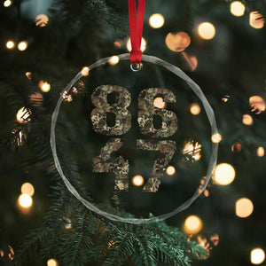 Retro 8647 Crystal Glass Ornament Vintage Camouflage Camo Skull TS10 Print Your Wear