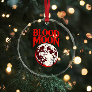 Retro Blood Moon Graphic Crystal Glass Ornament Mystic Celestial Gothic Astronomy Art TS02 Print Your Wear