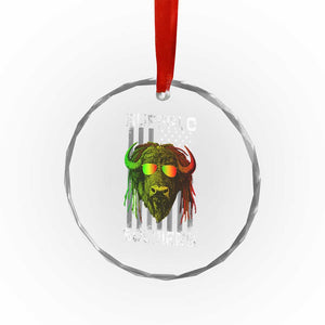 Retro Buffalo Soldiers Crystal Glass Ornament 9th and 10th Cavalry African American Heros USA Flag TS10 Print Your Wear