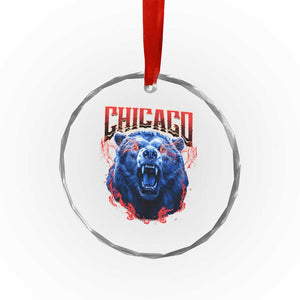 Retro Chicago Crystal Glass Ornament Vintage Cub Bootleg Graphic Baseball Fans TS10 Print Your Wear