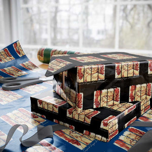 Retro Cupid Says Six Seven Wrapping Paper Roll 67 Valentines Day TS12 Black Print Your Wear