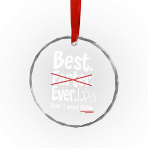 Retro Dad Worlds Best Farter I Mean Father Crystal Glass Ornament Funny Gag Gift Birthday Husband Dad Fathers Day TS10 Print Your Wear