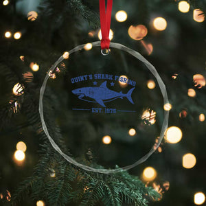 Retro Fisher Birthday Crystal Glass Ornament Vintage Quints Shark Fishing 1975 TS10 Print Your Wear